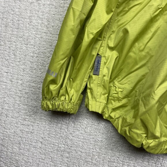 McKinley Aquamax Windbreaker Shell Jacket Women M Lime Green Light / Packable - Picture 13 of 16